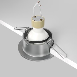 MAYTONI Spot reflektor sufitowy 1punktowy Wbudowany Slim 10W GU10 DL027-2-01-S
