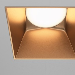 MAYTONI Spot reflektor sufitowy 1punktowy Wbudowany Share 10W GU10 DL051-01-GU10-SQ-WMG