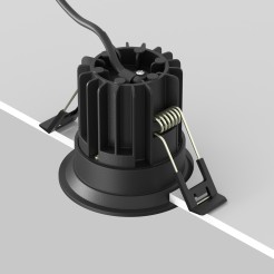 MAYTONI Spot reflektor sufitowy 1punktowy Wbudowany Round 7W LED 450lm 3000K 90 CRI DL058-7W3K-B