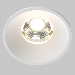 MAYTONI Spot reflektor sufitowy 1punktowy Wbudowany Round 7W LED 450lm 3000K 90 CRI DL058-7W3K-W