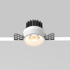 MAYTONI Spot reflektor sufitowy 1punktowy Wbudowany Round 7W LED 460lm 3000K 90 CRI DL058-7W3K-TRS-W