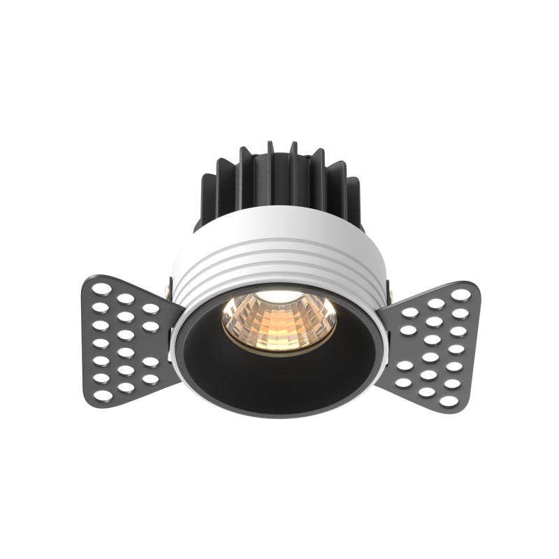 MAYTONI Spot reflektor sufitowy 1punktowy Wbudowany Round 7W LED 450lm 3000K 90 CRI DL058-7W3K-TRS-B