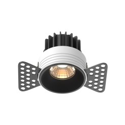 MAYTONI Spot reflektor sufitowy 1punktowy Wbudowany Round 7W LED 450lm 3000K 90 CRI DL058-7W3K-TRS-B