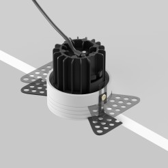 MAYTONI Spot reflektor sufitowy 1punktowy Wbudowany Round 7W LED 450lm 3000K 90 CRI DL058-7W3K-TRS-B