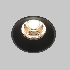 MAYTONI Spot reflektor sufitowy 1punktowy Wbudowany Round 7W LED 450lm 3000K 90 CRI DL058-7W3K-TRS-B