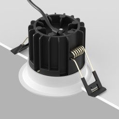 MAYTONI Spot reflektor sufitowy 1punktowy Wbudowany Round 12W LED 920lm 3000K 90 CRI DL058-12W3K-W