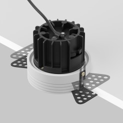 MAYTONI Spot reflektor sufitowy 1punktowy Wbudowany Round 12W LED 920lm 3000K 90 CRI DL058-12W3K-TRS-W