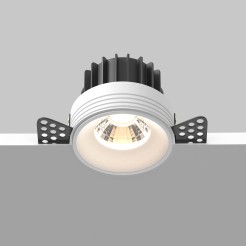 MAYTONI Spot reflektor sufitowy 1punktowy Wbudowany Round 12W LED 920lm 3000K 90 CRI DL058-12W3K-TRS-W