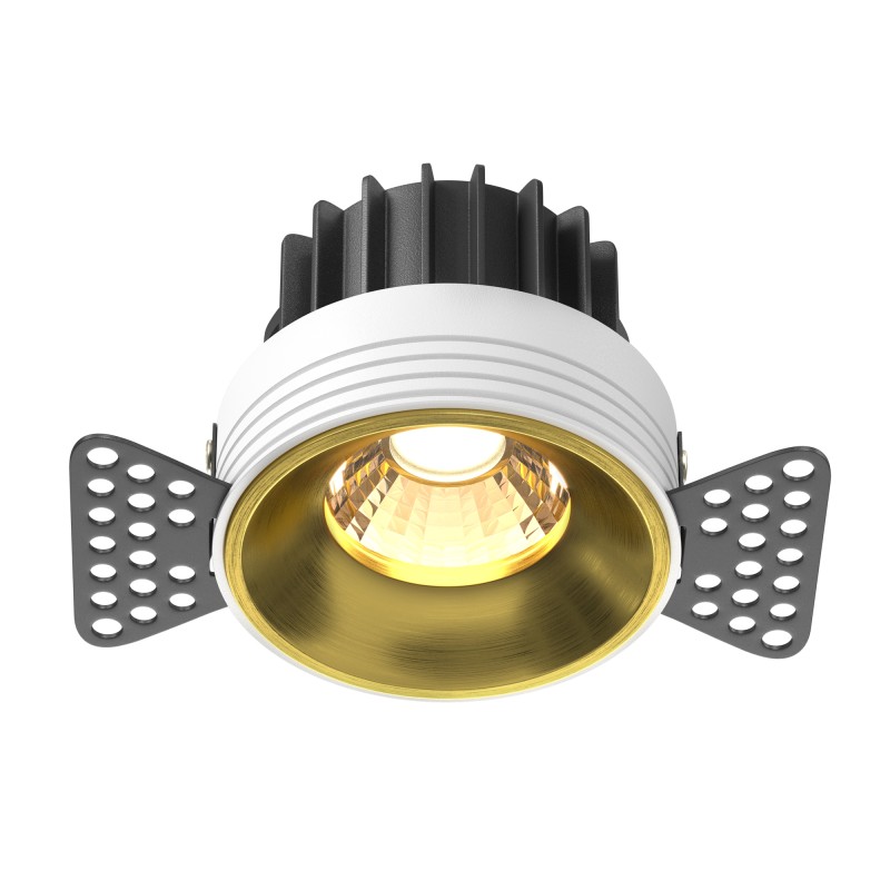 MAYTONI Spot reflektor sufitowy 1punktowy Wbudowany Round 12W LED 920lm 3000K 90 CRI DL058-12W3K-TRS-BS