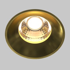 MAYTONI Spot reflektor sufitowy 1punktowy Wbudowany Round 12W LED 920lm 3000K 90 CRI DL058-12W3K-TRS-BS