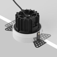 MAYTONI Spot reflektor sufitowy 1punktowy Wbudowany Round 12W LED 880lm 3000K 90 CRI DL058-12W3K-TRS-B