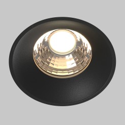 MAYTONI Spot reflektor sufitowy 1punktowy Wbudowany Round 12W LED 880lm 3000K 90 CRI DL058-12W3K-TRS-B