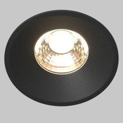 MAYTONI Spot reflektor sufitowy 1punktowy Wbudowany Round 12W LED 910lm 3000K 90 CRI DL058-12W3K-B