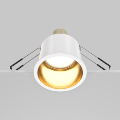 MAYTONI Spot reflektor sufitowy 1punktowy wbudowany Reif 10W GU10 DL049-01WG
