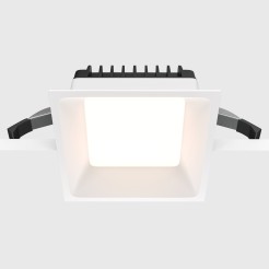 MAYTONI Spot reflektor sufitowy 1punktowy Wbudowany Okno 12W LED 900lm 3000K 80 CRI DL056-12W3K-W