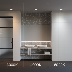 MAYTONI Spot reflektor sufitowy 1-punktowy Wbudowany Okno 18W LED 1420lm 3000-6000K 90 CRI DL056-18W3-4-6K-W