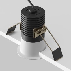 MAYTONI Spot reflektor sufitowy 1punktowy Wbudowany Minor 9W LED 700lm 3000K 90 CRI DL089-9W3K-BW