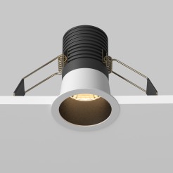 MAYTONI Spot reflektor sufitowy 1punktowy Wbudowany Minor 9W LED 700lm 3000K 90 CRI DL089-9W3K-BW