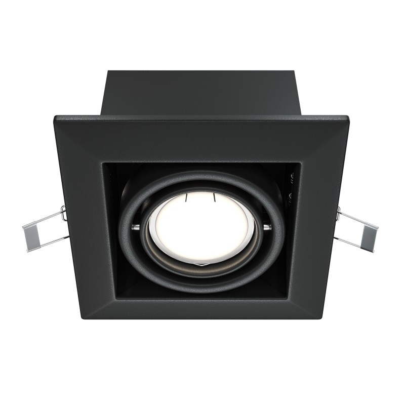 MAYTONI Spot reflektor sufitowy 1punktowy wbudowany Obrotowy Metal Modern 10W GU10 DL008-2-01-B