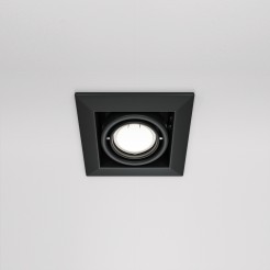 MAYTONI Spot reflektor sufitowy 1punktowy wbudowany Obrotowy Metal Modern 10W GU10 DL008-2-01-B