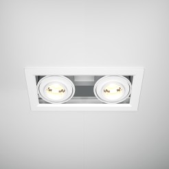 MAYTONI Spot reflektor sufitowy 1punktowy wbudowany Metal Modern 20W LED 1450lm 3000K 90 CRI DL093-02-10W3K-W