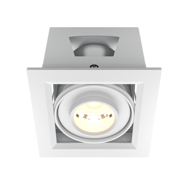 MAYTONI Spot reflektor sufitowy 1punktowy wbudowany Metal Modern 10W LED 750lm 3000K 90 CRI DL093-01-10W3K-W