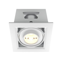 MAYTONI Spot reflektor sufitowy 1punktowy wbudowany Metal Modern 10W LED 750lm 3000K 90 CRI DL093-01-10W3K-W