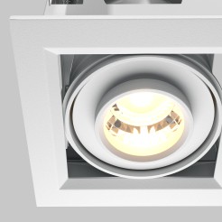 MAYTONI Spot reflektor sufitowy 1punktowy wbudowany Metal Modern 10W LED 750lm 3000K 90 CRI DL093-01-10W3K-W