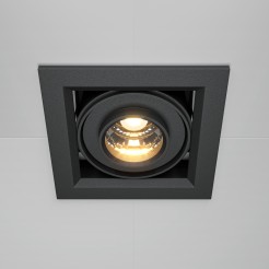 MAYTONI Spot reflektor sufitowy 1punktowy wbudowany Metal Modern 10W LED 650lm 3000K 90 CRI DL093-01-10W3K-B
