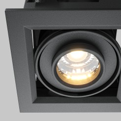 MAYTONI Spot reflektor sufitowy 1punktowy wbudowany Metal Modern 10W LED 650lm 3000K 90 CRI DL093-01-10W3K-B
