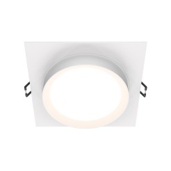 MAYTONI Spot reflektor sufitowy 1punktowy Wbudowany Hoop 12W GX53 DL086-GX53-SQ-W