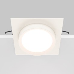 MAYTONI Spot reflektor sufitowy 1punktowy Wbudowany Hoop 12W GX53 DL086-GX53-SQ-W
