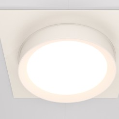 MAYTONI Spot reflektor sufitowy 1punktowy Wbudowany Hoop 12W GX53 DL086-GX53-SQ-W