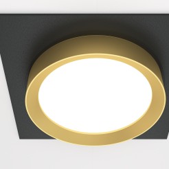 MAYTONI Spot reflektor sufitowy 1punktowy Wbudowany Hoop 12W GX53 DL086-GX53-SQ-BG