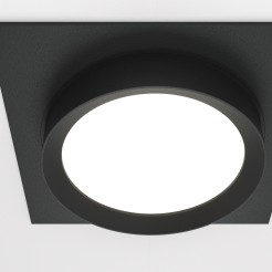 MAYTONI Spot reflektor sufitowy 1punktowy Wbudowany Hoop 12W GX53 DL086-GX53-SQ-B