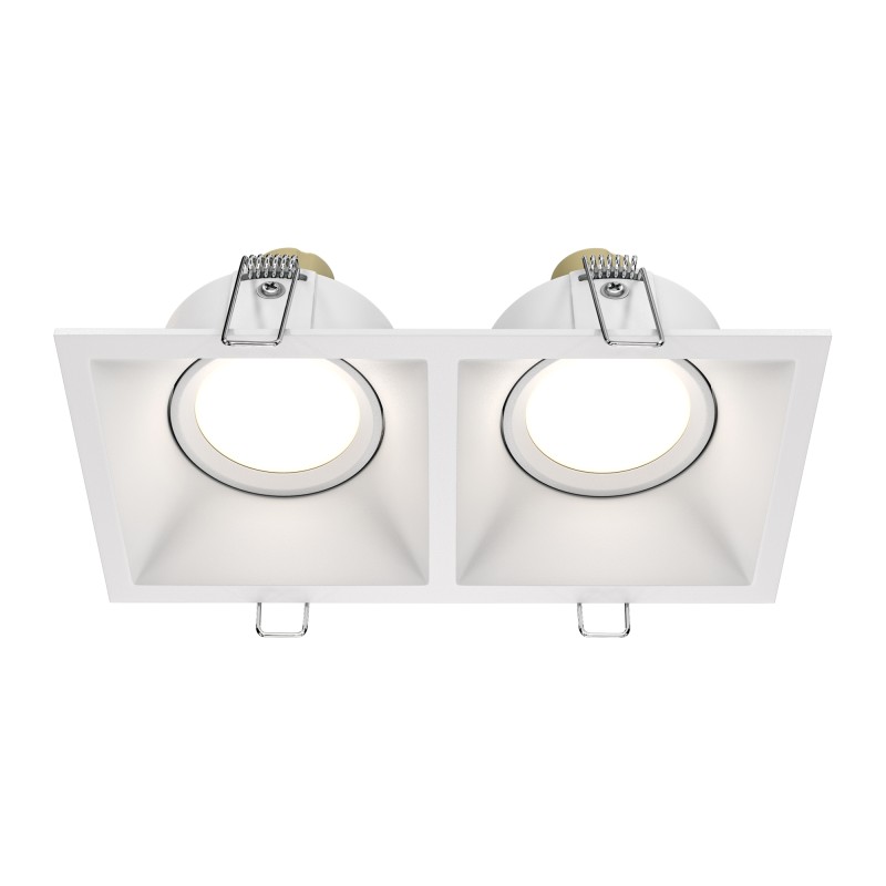 MAYTONI Spot reflektor sufitowy 2punktowy Wbudowany Obrotowy Dot 10W GU10 DL029-2-02W