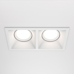 MAYTONI Spot reflektor sufitowy 2punktowy Wbudowany Obrotowy Dot 10W GU10 DL029-2-02W
