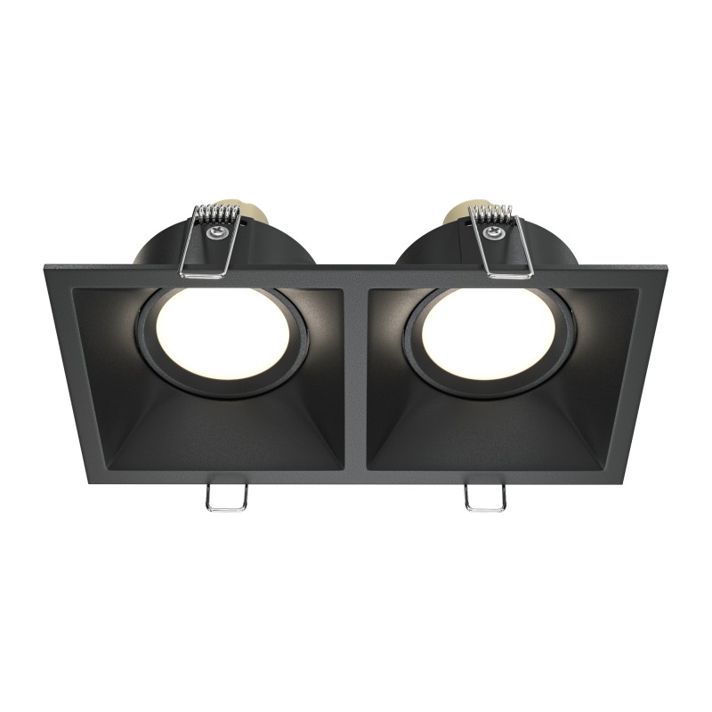 MAYTONI Spot reflektor sufitowy 2punktowy Wbudowany Obrotowy Dot 10W GU10 DL029-2-02B