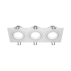 MAYTONI Spot reflektor sufitowy 3punktowy Wbudowany Obrotowy Atom 10W GU10 DL024-2-03W
