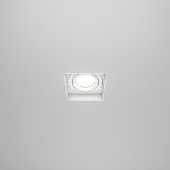 MAYTONI Spot reflektor sufitowy 1punktowy Wbudowany Obrotowy Atom 10W GU10 DL003-01-W