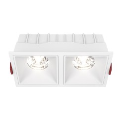 MAYTONI Spot reflektor sufitowy 1punktowy Wbudowany Alfa LED 30W LED 2500lm 4000K 90 CRI DL043-02-15W4K-SQ-W