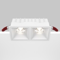 MAYTONI Spot reflektor sufitowy 1punktowy Wbudowany Alfa LED 30W LED 2500lm 4000K 90 CRI DL043-02-15W4K-SQ-W