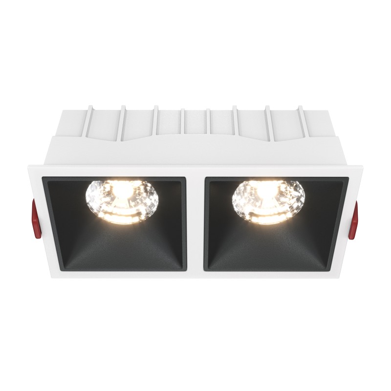 MAYTONI Spot reflektor sufitowy 1punktowy Wbudowany Alfa LED 30W LED 2100lm 3000K 90 CRI DL043-02-15W3K-SQ-WB