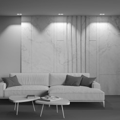 MAYTONI Spot reflektor sufitowy 1punktowy Wbudowany Alfa LED 30W LED 2100lm 3000K 90 CRI DL043-02-15W3K-SQ-WB