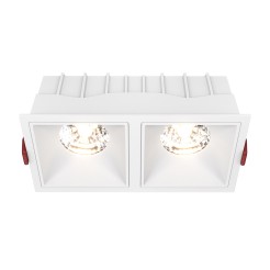 MAYTONI Spot reflektor sufitowy 1punktowy Wbudowany Alfa LED 30W LED 2250lm 3000K 90 CRI DL043-02-15W3K-SQ-W