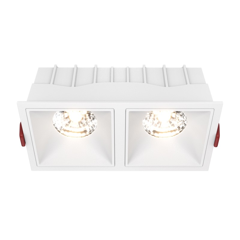 MAYTONI Spot reflektor sufitowy 1punktowy Wbudowany Alfa LED 30W LED 2250lm 3000K 90 CRI Dimmable DL043-02-15W3K-D-SQ-W