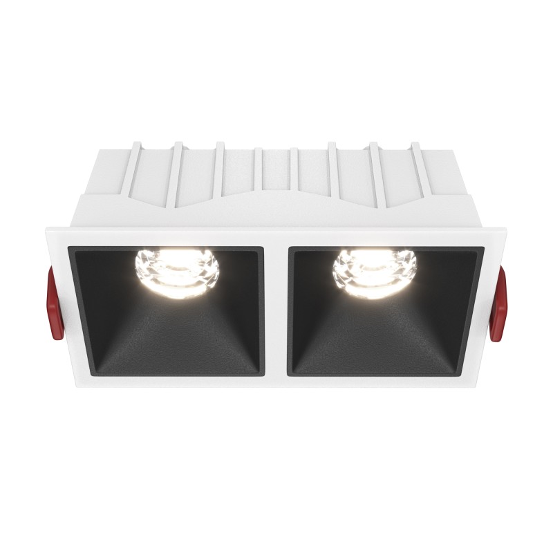 MAYTONI Spot reflektor sufitowy 1punktowy Wbudowany Alfa LED 20W LED 1000lm 4000K 90 CRI DL043-02-10W4K-SQ-WB