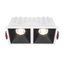 MAYTONI Spot reflektor sufitowy 1punktowy Wbudowany Alfa LED 20W LED 1000lm 4000K 90 CRI DL043-02-10W4K-SQ-WB