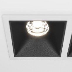 MAYTONI Spot reflektor sufitowy 1punktowy Wbudowany Alfa LED 20W LED 1000lm 4000K 90 CRI DL043-02-10W4K-SQ-WB