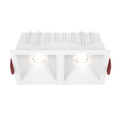 MAYTONI Spot reflektor sufitowy 1punktowy Wbudowany Alfa LED 20W LED 1100lm 4000K 90 CRI DL043-02-10W4K-SQ-W